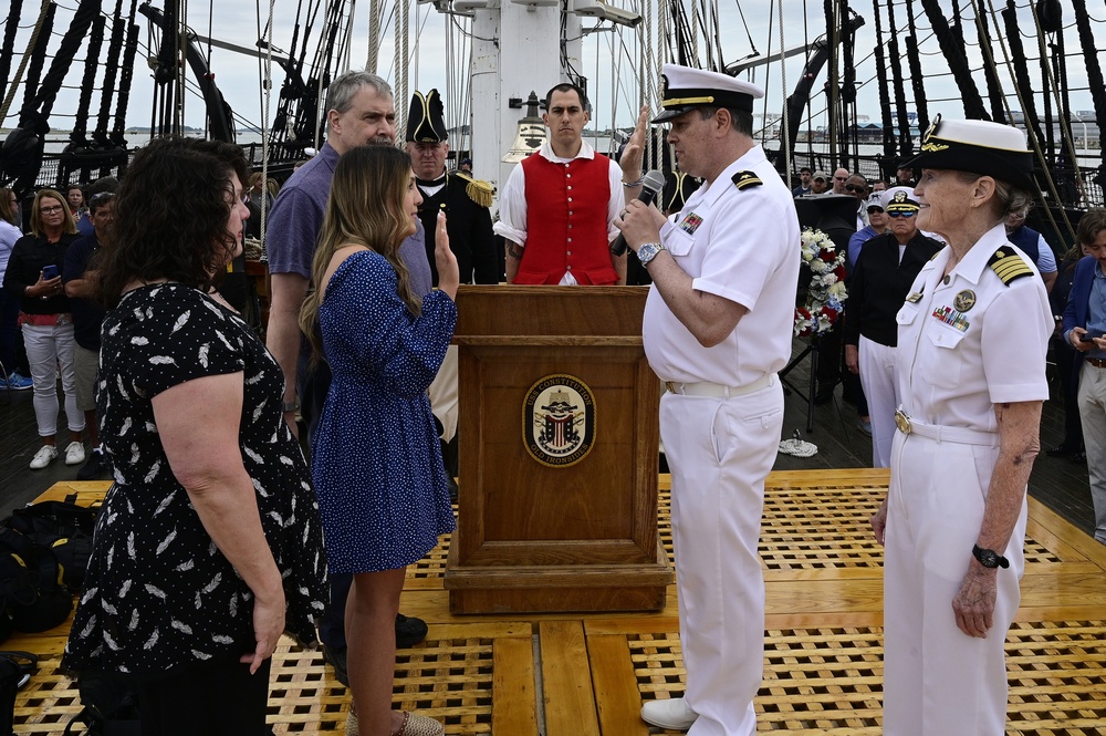 NTAG New England Medical Corps commissioning ceremony aboard the USS Constitution