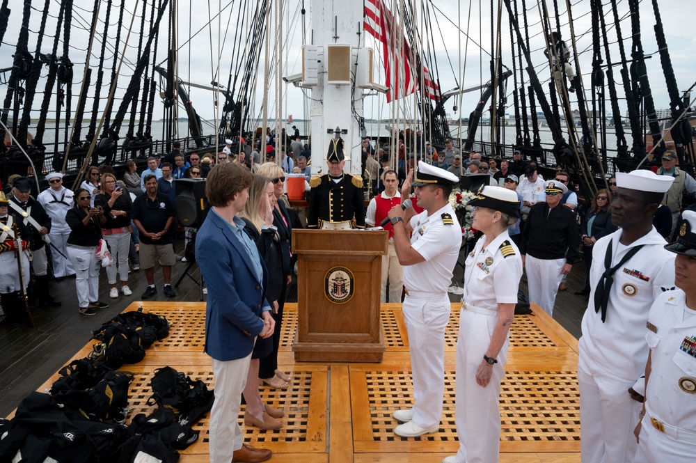 NTAG New England Medical Corps commissioning ceremony aboard the USS Constitution
