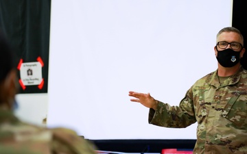 1st Air Force Command Chief Master Sgt. visits NJIT CVC