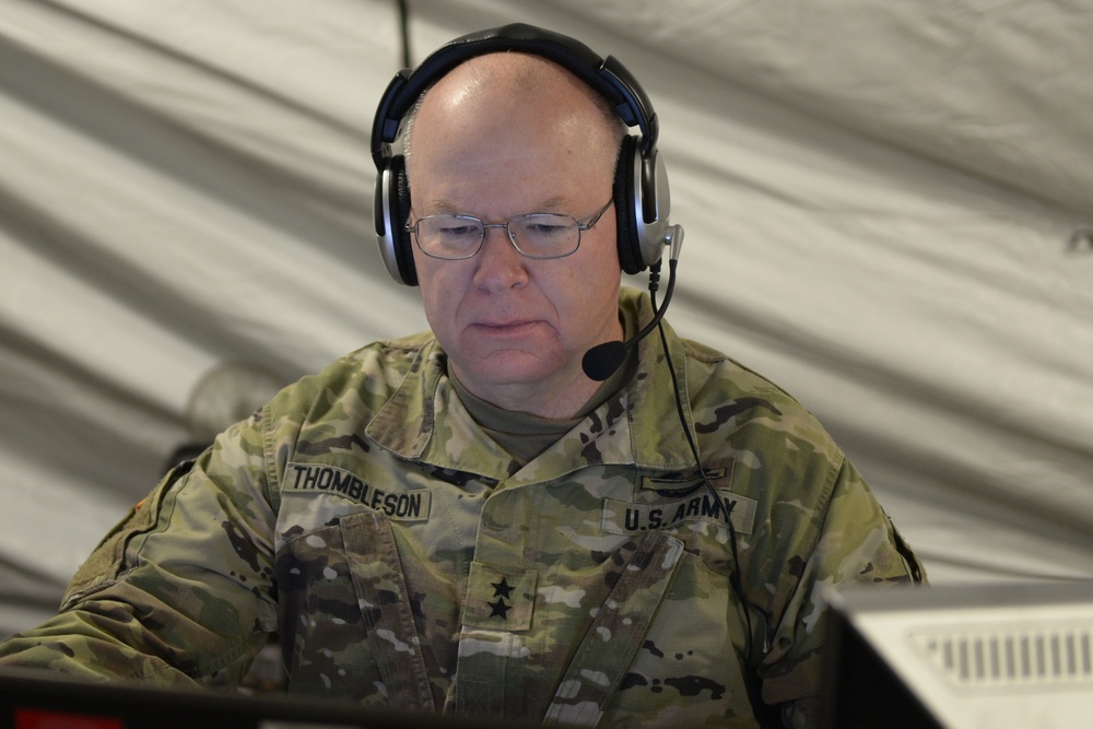 38th ID soldiers conduct warfighter battle update brief