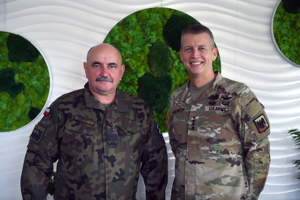 Gen. Hokanson Poland troop visits