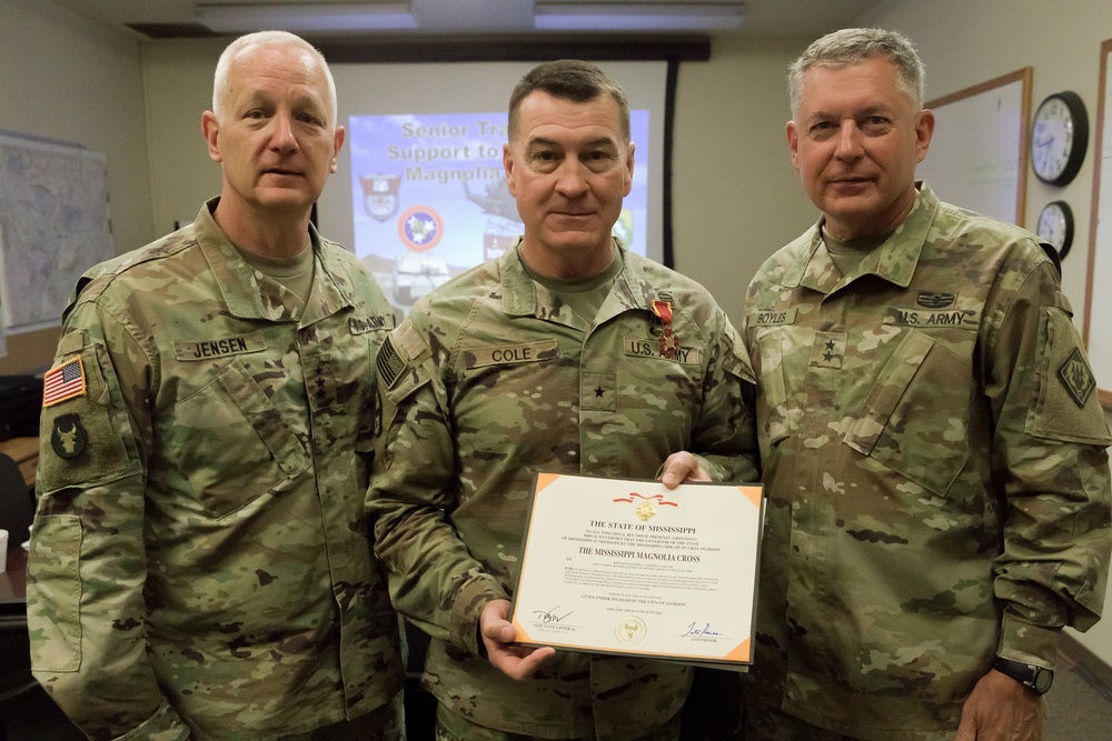Brig. Gen. Cole Awarded for His Service to Mississippi
