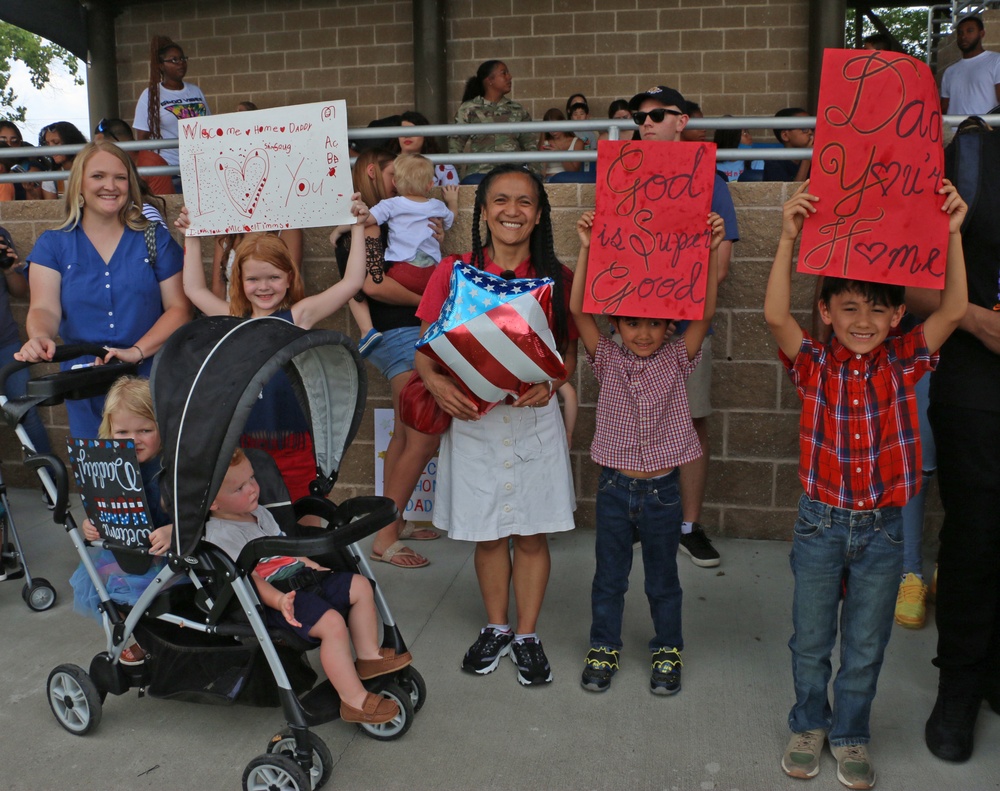 Raider Soldiers welcomed home