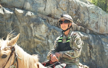 Mounted unit rides into annual training exercise