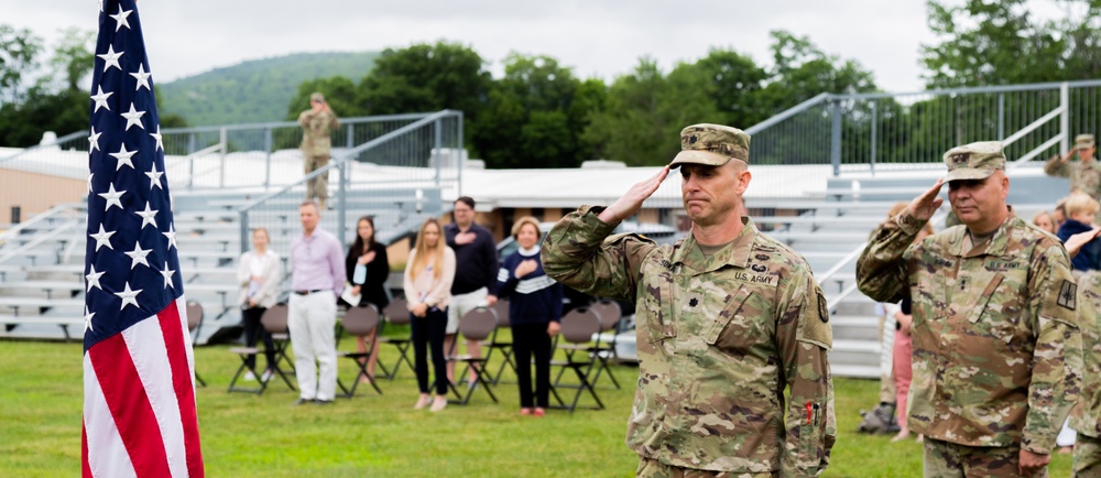 106th Regiment (RTI) Change of Command Ceremony