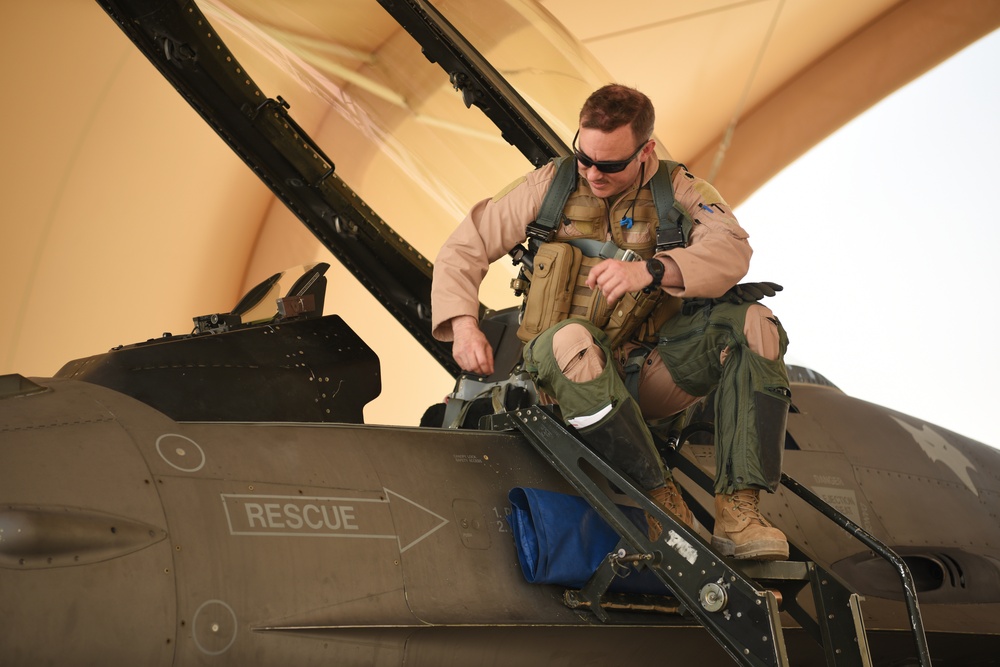 157th Airmen recover an aircraft after a mission