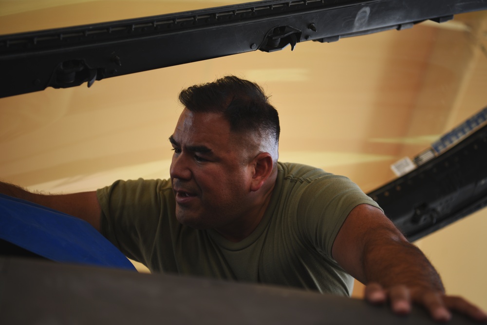 157th Airmen recover an aircraft after a mission