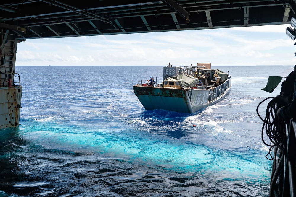 LCU During Bilateral Exercise USS New Orleans June 2021