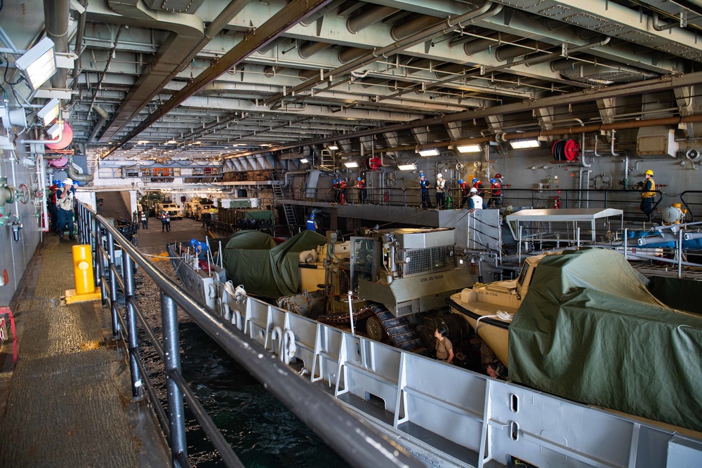 LCU During Bilateral Exercise USS New Orleans June 2021