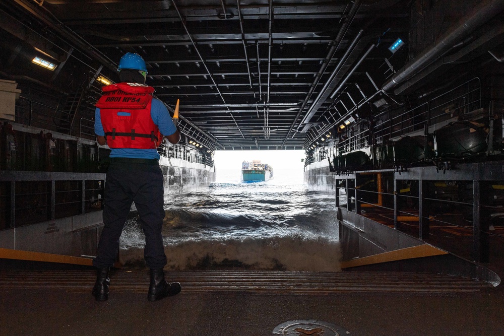 LCU During Bilateral Exercise USS New Orleans June 2021