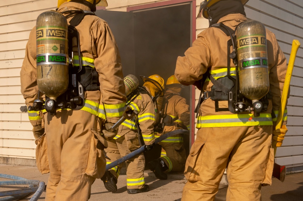 Firefighters heat up training at PATRIOT 21