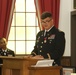 Col. Glen H. Walters gives retirement speech