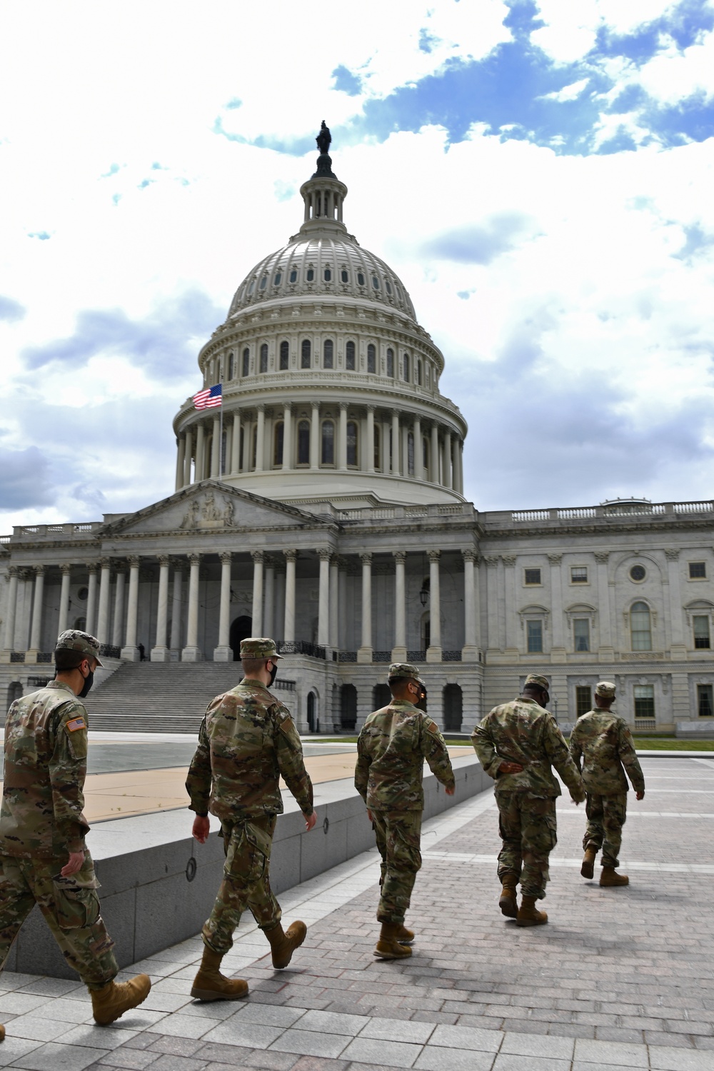 MA Governor thanks MA National Guard troops for Capitol Response support