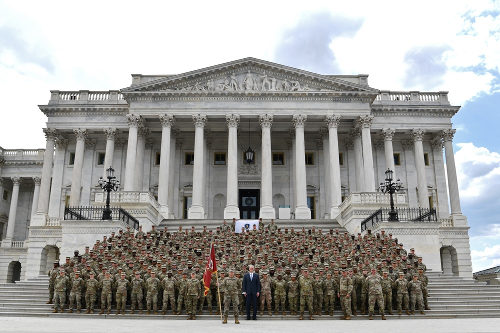 MA Governor thanks MA National Guard troops for Capitol Response support
