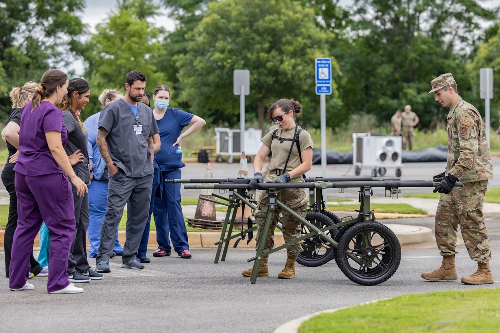 Georgia Air Guardsmen maintain readiness, partner with community first responders for mass casualty exercise in Middle Georgia