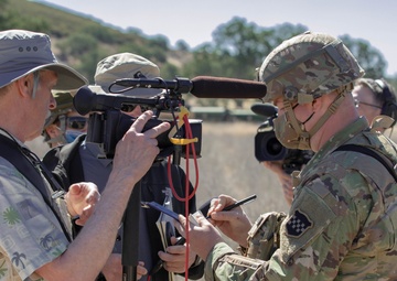 U.S. Army Reserve Soldiers Practice Assisting Civilians on the Battlefield at CSTX-91-21-01