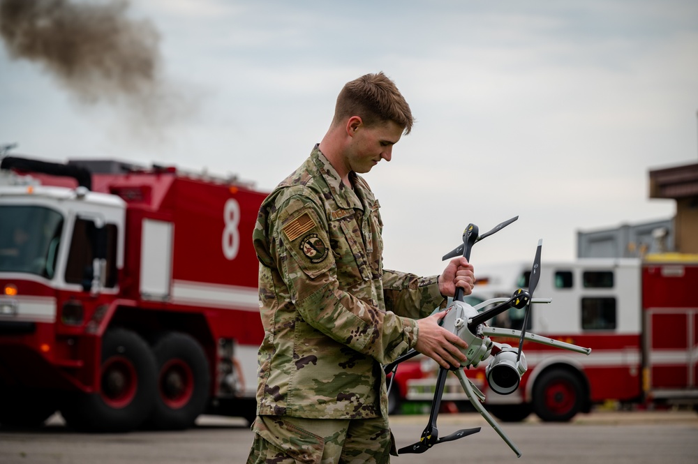 51st CES Airmen get a birds eye view