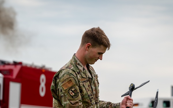51st CES Airmen get a birds eye view