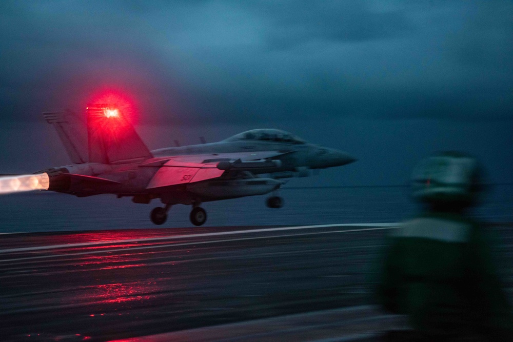 USS Ronald Reagan Conducts Flight Operations in the South China Sea