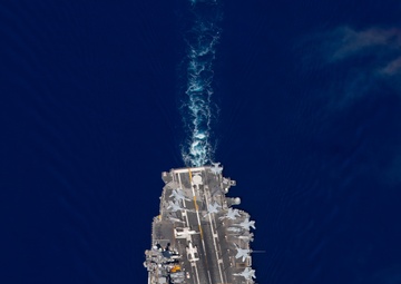 USS Carl Vinson Transits the Pacific Ocean