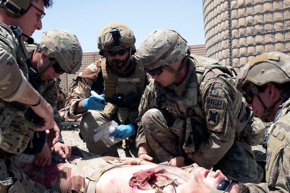 Coalition Forces strengthen mass casualty response in western Iraq