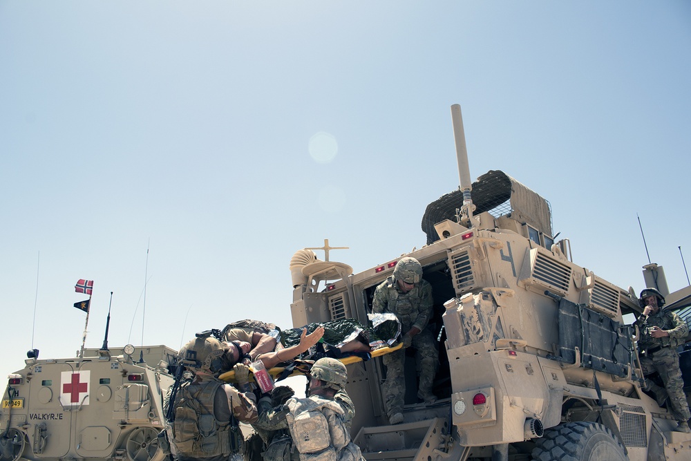 Coalition Forces strengthen mass casualty response in western Iraq