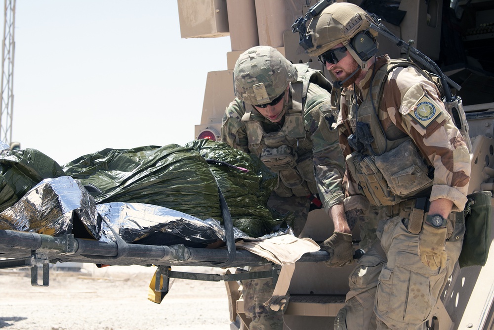 Coalition Forces strengthen mass casualty response in western Iraq