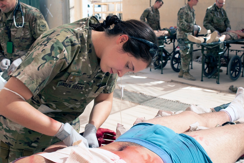 Coalition Forces strengthen mass casualty response in western Iraq