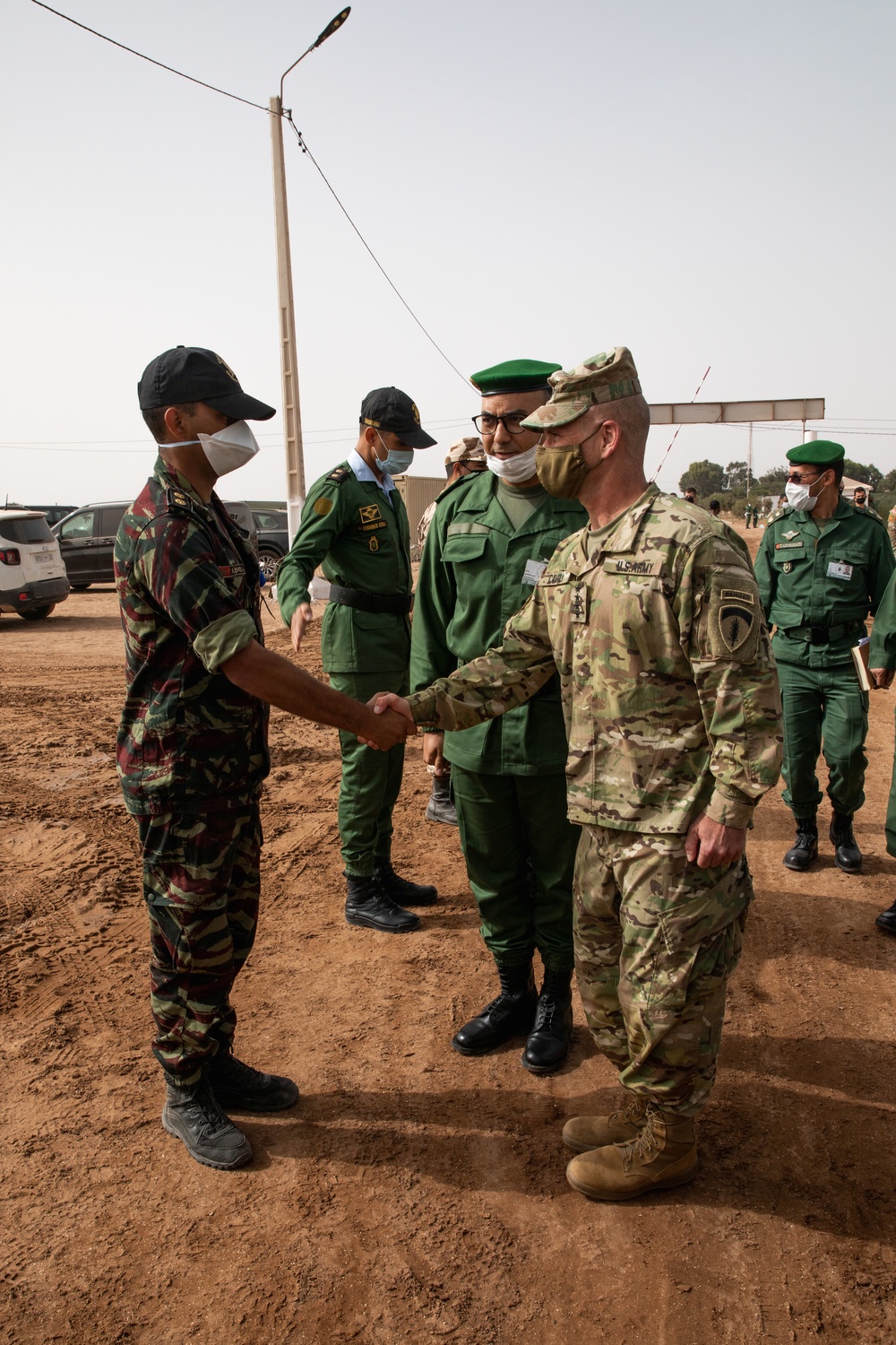 General Cavoli Visits Tifnit Training Area