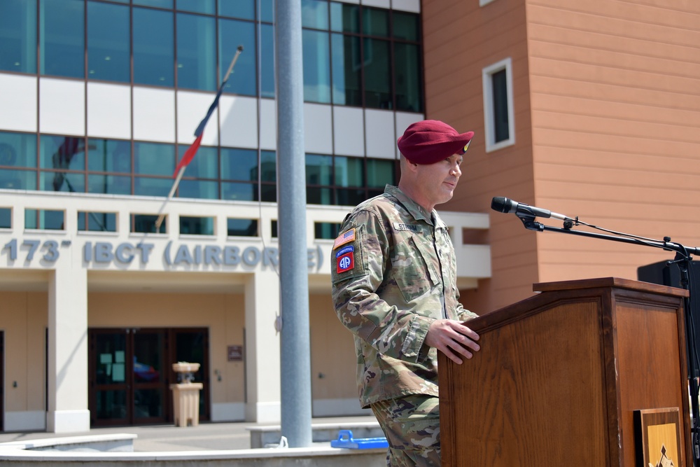 173rd Brigade Support Battalion, 173rd Airborne Brigade Change of Command Ceremony, June 14, 2021