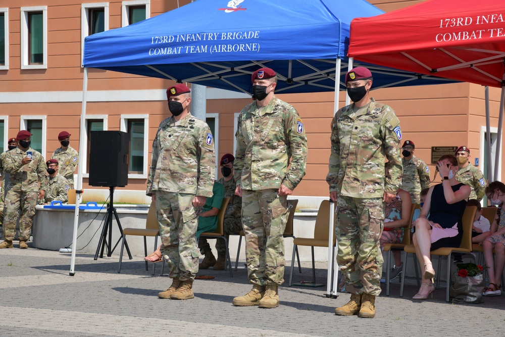 173rd Brigade Support Battalion, 173rd Airborne Brigade Change of Command Ceremony, June 14, 2021