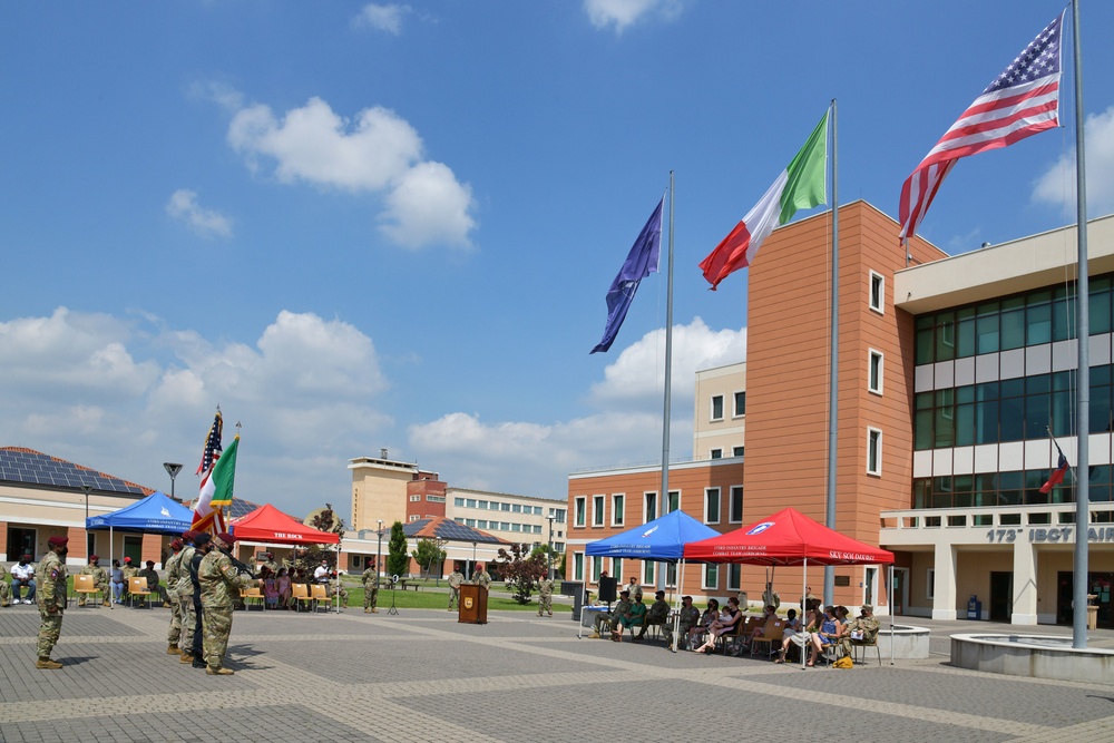 173rd Brigade Support Battalion, 173rd Airborne Brigade Change of Command Ceremony, June 14, 2021