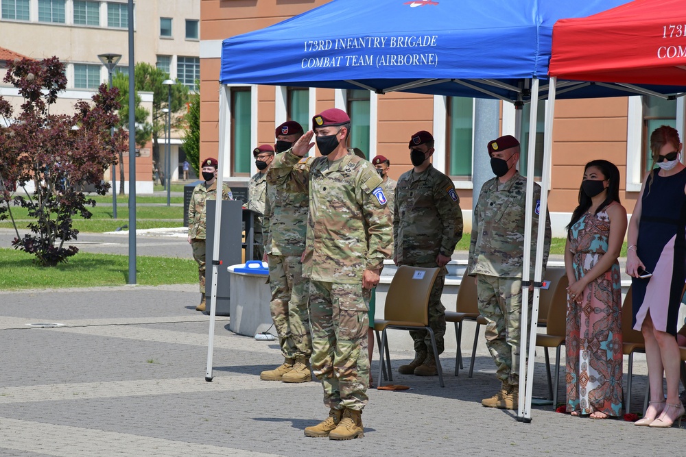 173rd Brigade Support Battalion, 173rd Airborne Brigade Change of Command Ceremony, June 14, 2021