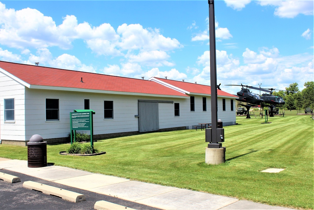 Historical buildings at Fort McCoy's historic Commemorative Area