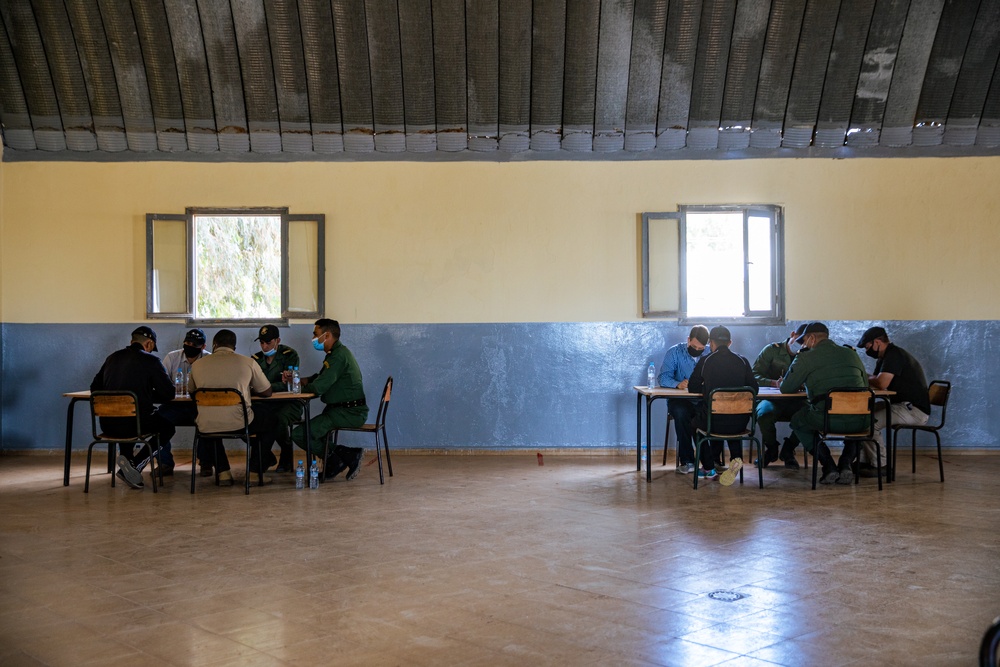 African Lion 2021 - Joint Civil Affairs Screening Training