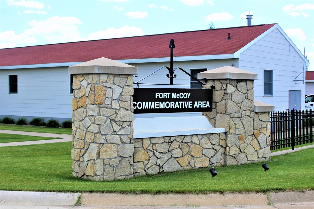 Historical buildings at Fort McCoy's historic Commemorative Area