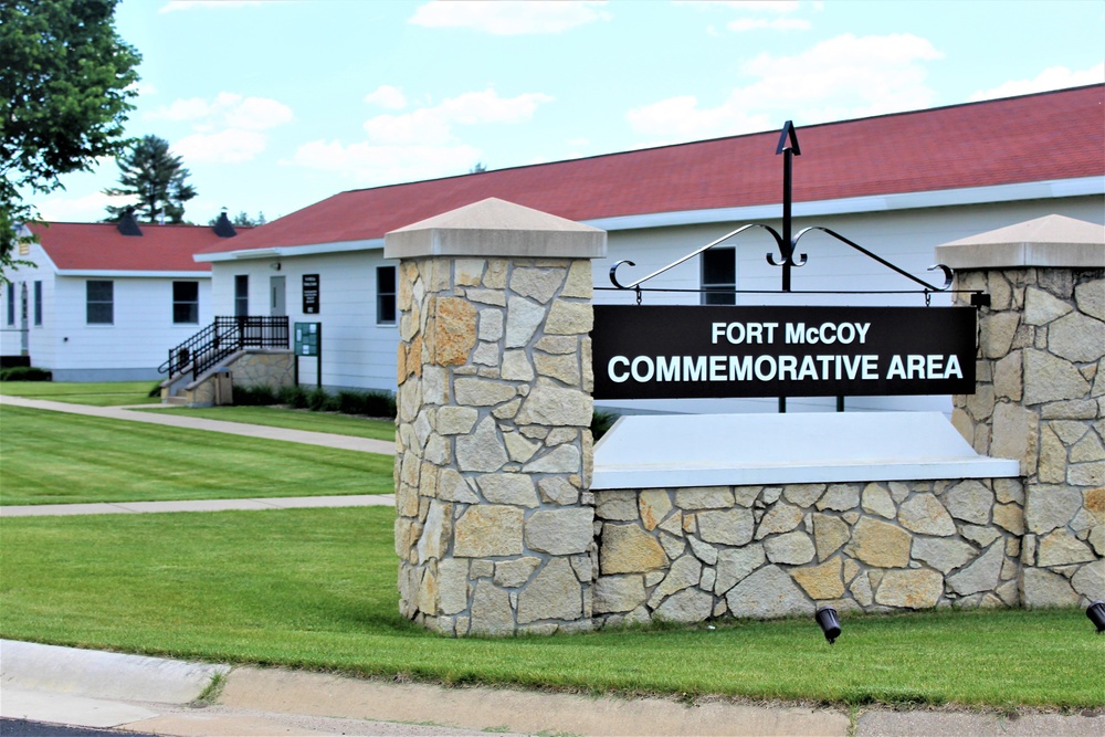 Historical buildings at Fort McCoy's historic Commemorative Area