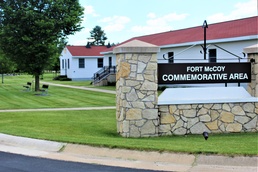 Historical buildings at Fort McCoy's historic Commemorative Area
