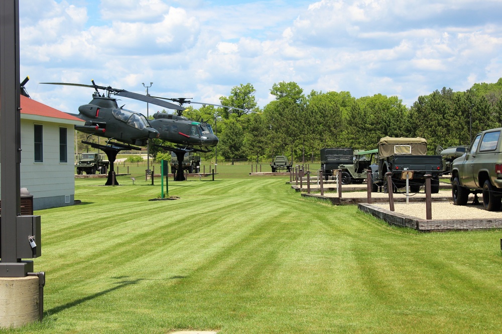 Fort McCoy's Equipment Park at historic Commemorative Area