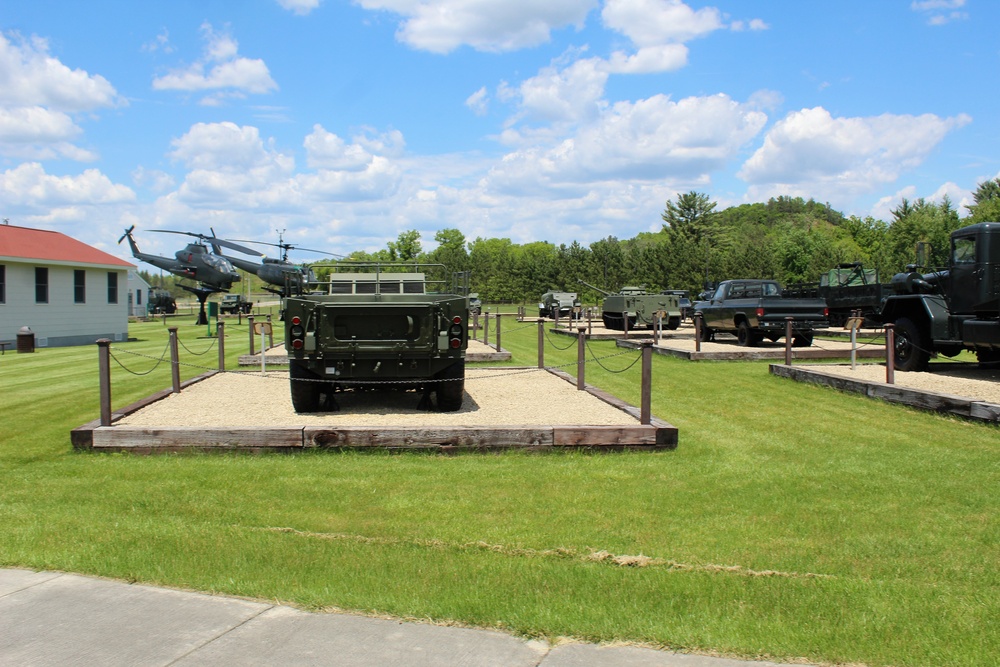 Fort McCoy's Equipment Park at historic Commemorative Area