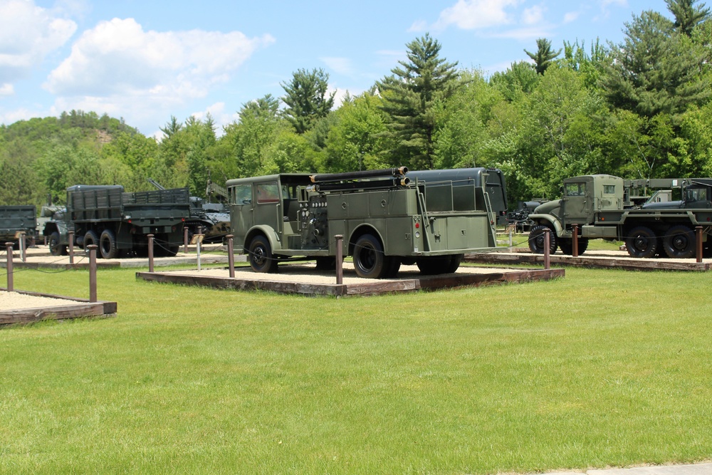 Fort McCoy's Equipment Park at historic Commemorative Area