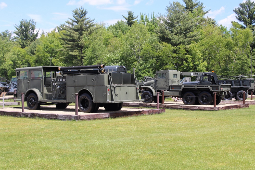 Fort McCoy's Equipment Park at historic Commemorative Area