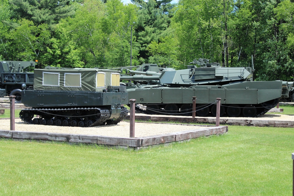 Fort McCoy's Equipment Park at historic Commemorative Area