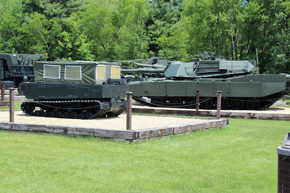 Fort McCoy's Equipment Park at historic Commemorative Area