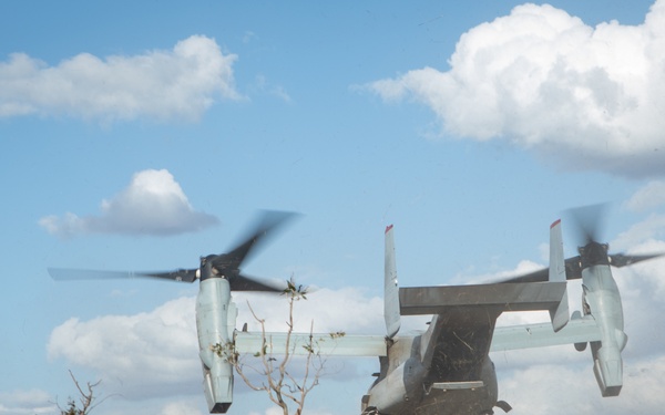 MRF-D performs an air delivery