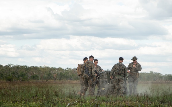 MRF-D performs an air delivery