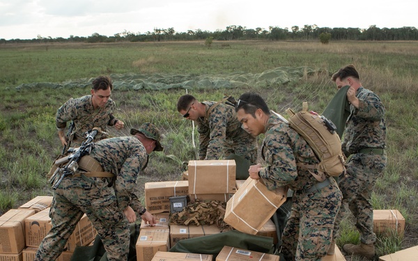 MRF-D performs an air delivery