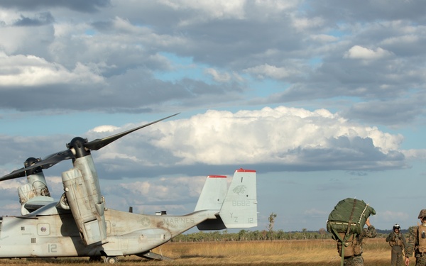 MRF-D performs an air delivery