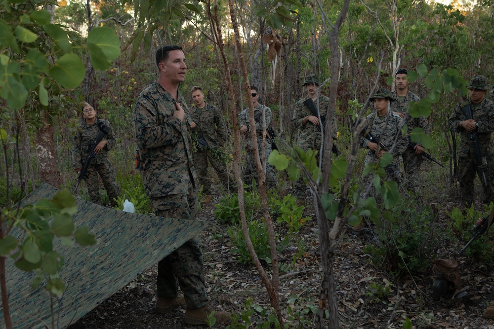 Wilderness survival training class