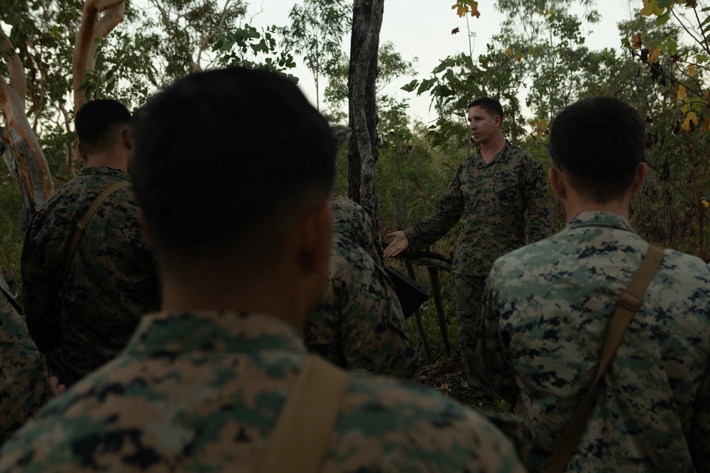 Wilderness survival training class